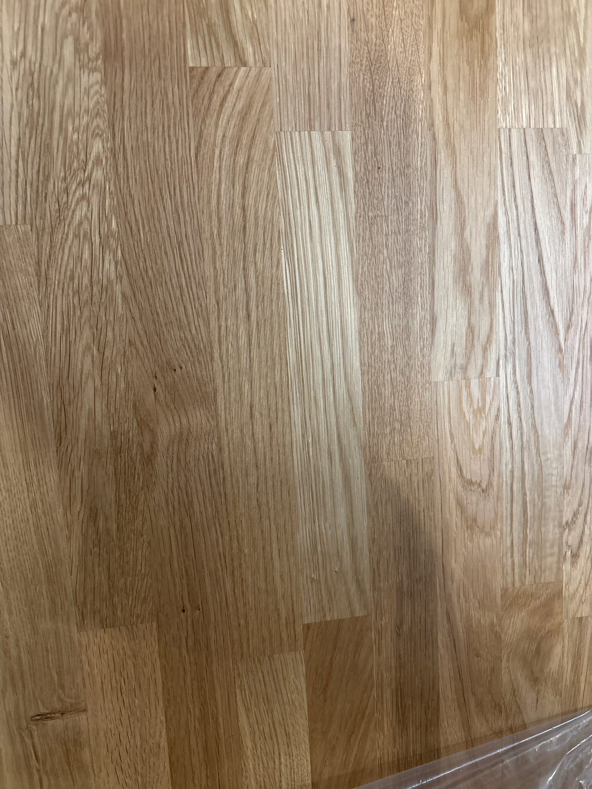 5 ft. L x 30 in. D Finished Engineered Oak Butcher Block Desktop Countertop