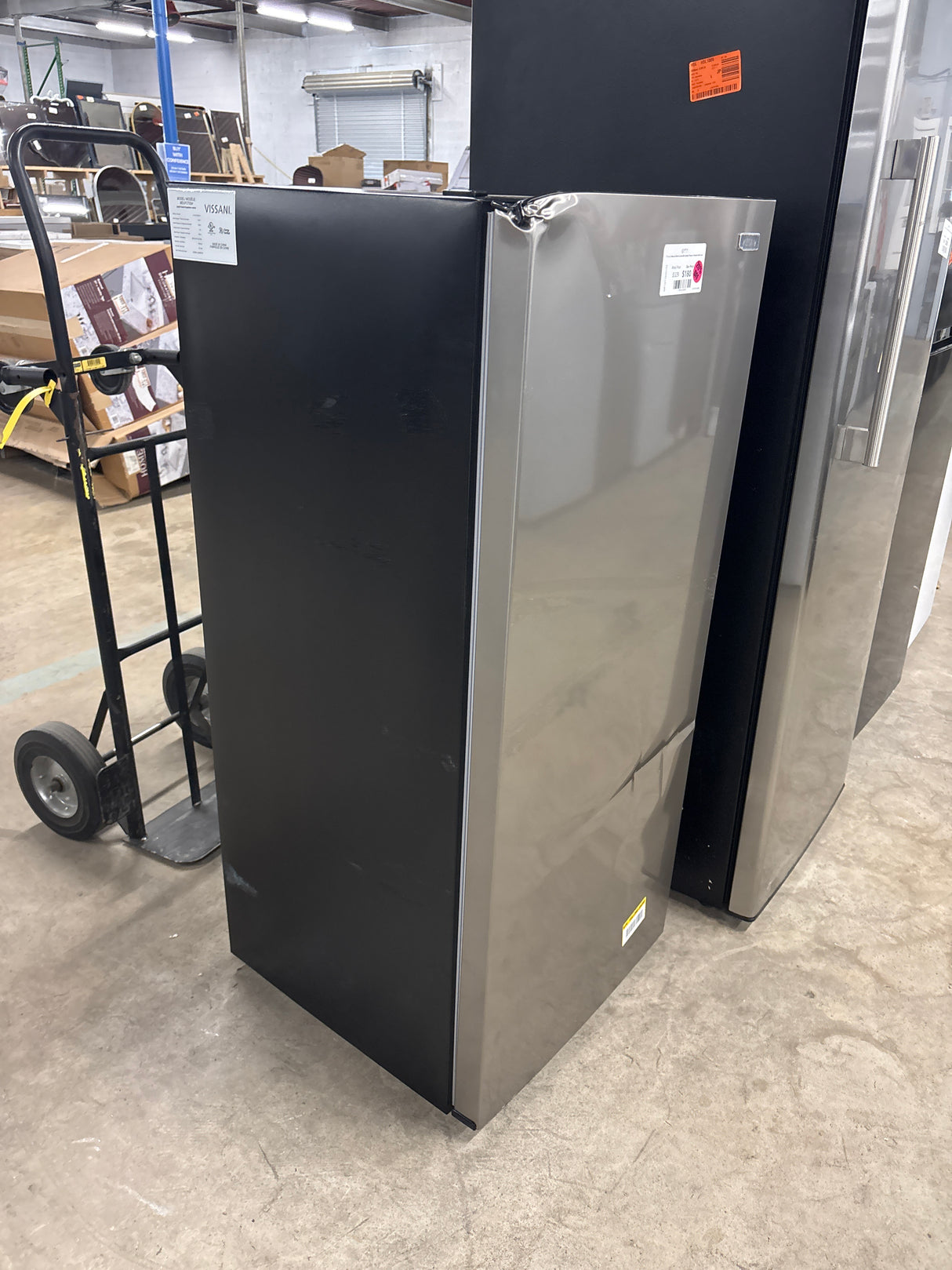 7.1 cu. ft. Manual Defrost Convertible Upright Freezer in Stainless Steel Look