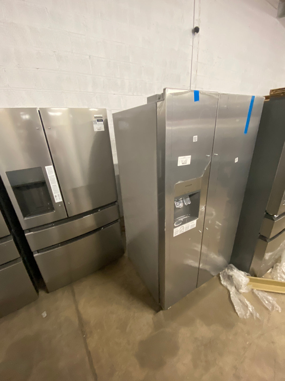 36 in. 26 cu. ft. Standard Depth Side by Side Refrigerator in Stainless Steel