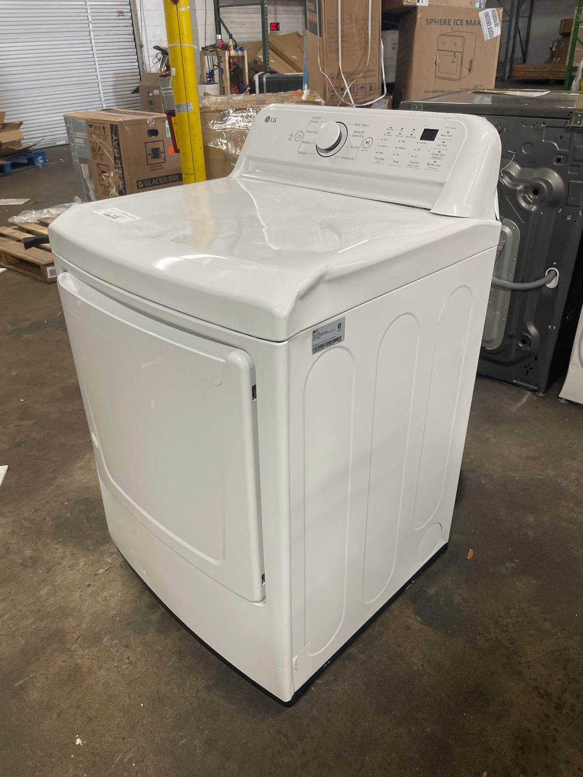 LG 7.3 cu. ft. Rear Control ELECTRIC Dryer with Sensor Dry