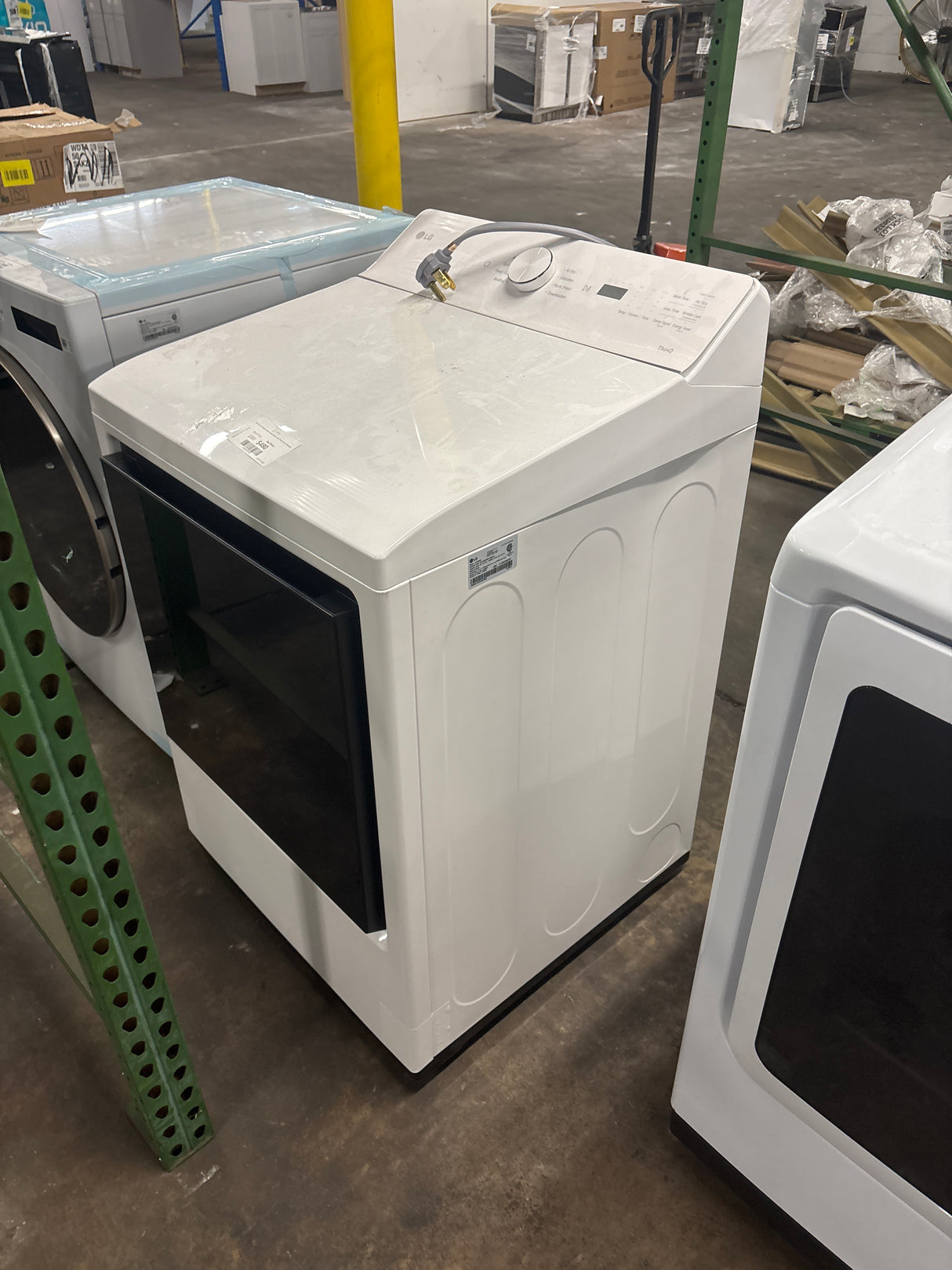 LG 7.3 cu. ft. Electric Rear Control Dryer with ThinQ Smart Features