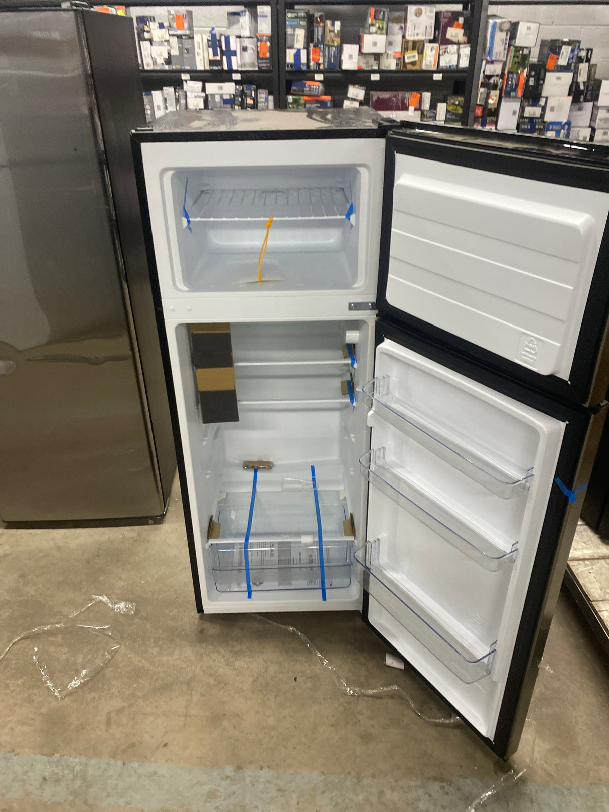 7.2 cu. ft. Top Freezer Refrigerator in Stainless Steel Look