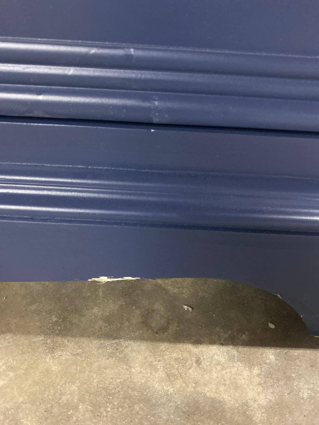 Fremont 49 in. W in 22 in. D x 34 in. H Vanity in Navy Blue with Grey Granite Top and White Sink