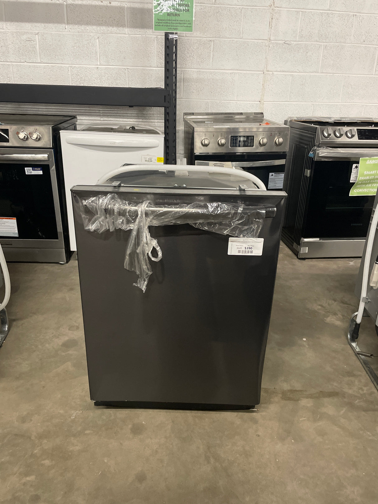 Gallery 24 in. in Black Stainless Steel Built-In Tall Tub Dishwasher