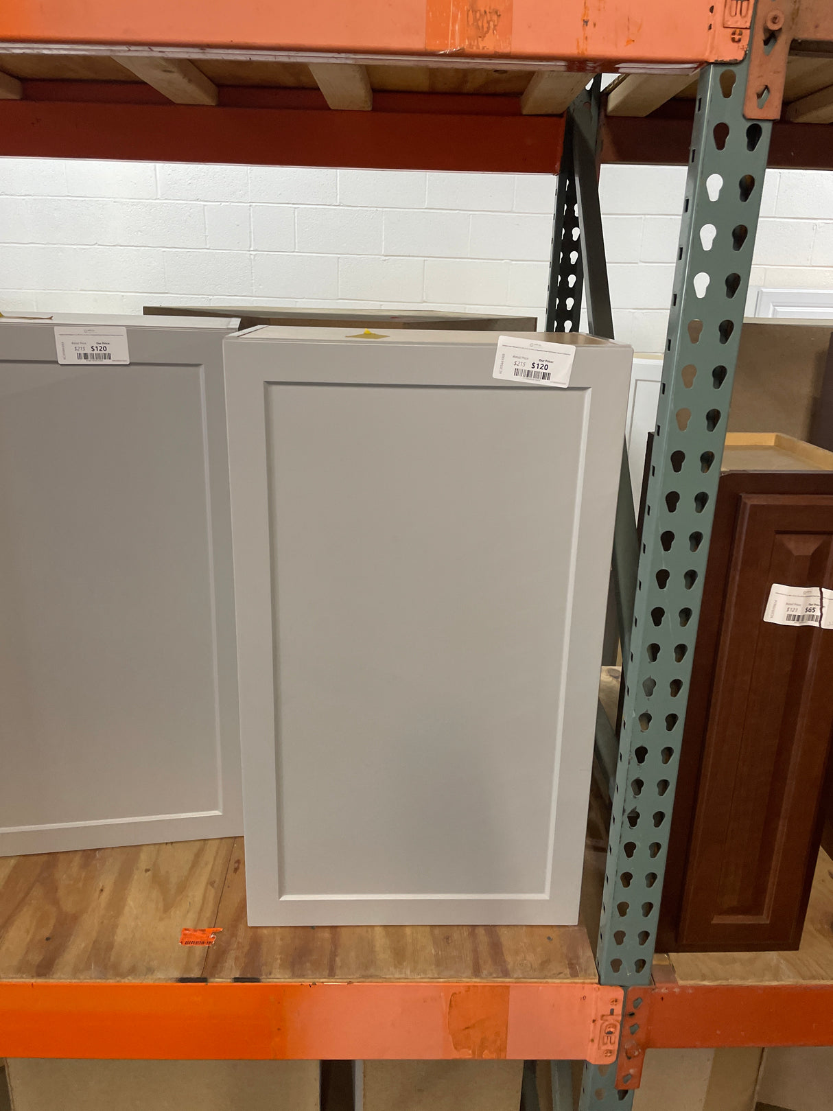 Designer Series Melvern 21 in. W x 12 in. D x 36 in. H Assembled Shaker Wall Kitchen Cabinet in Heron Gray