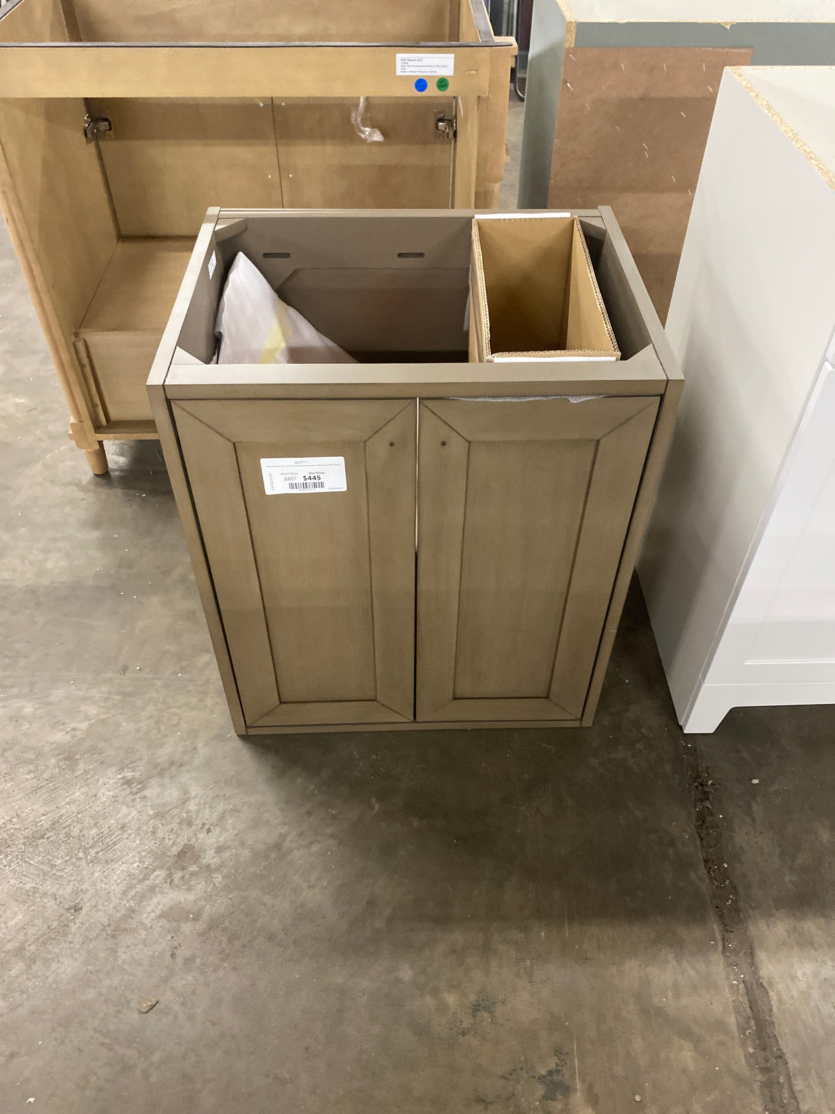 Chianti 23.63 in. W x 18.1 in. D x 27.5 in. H Single Bath Vanity Cabinet Without Top in Walnut Whisper