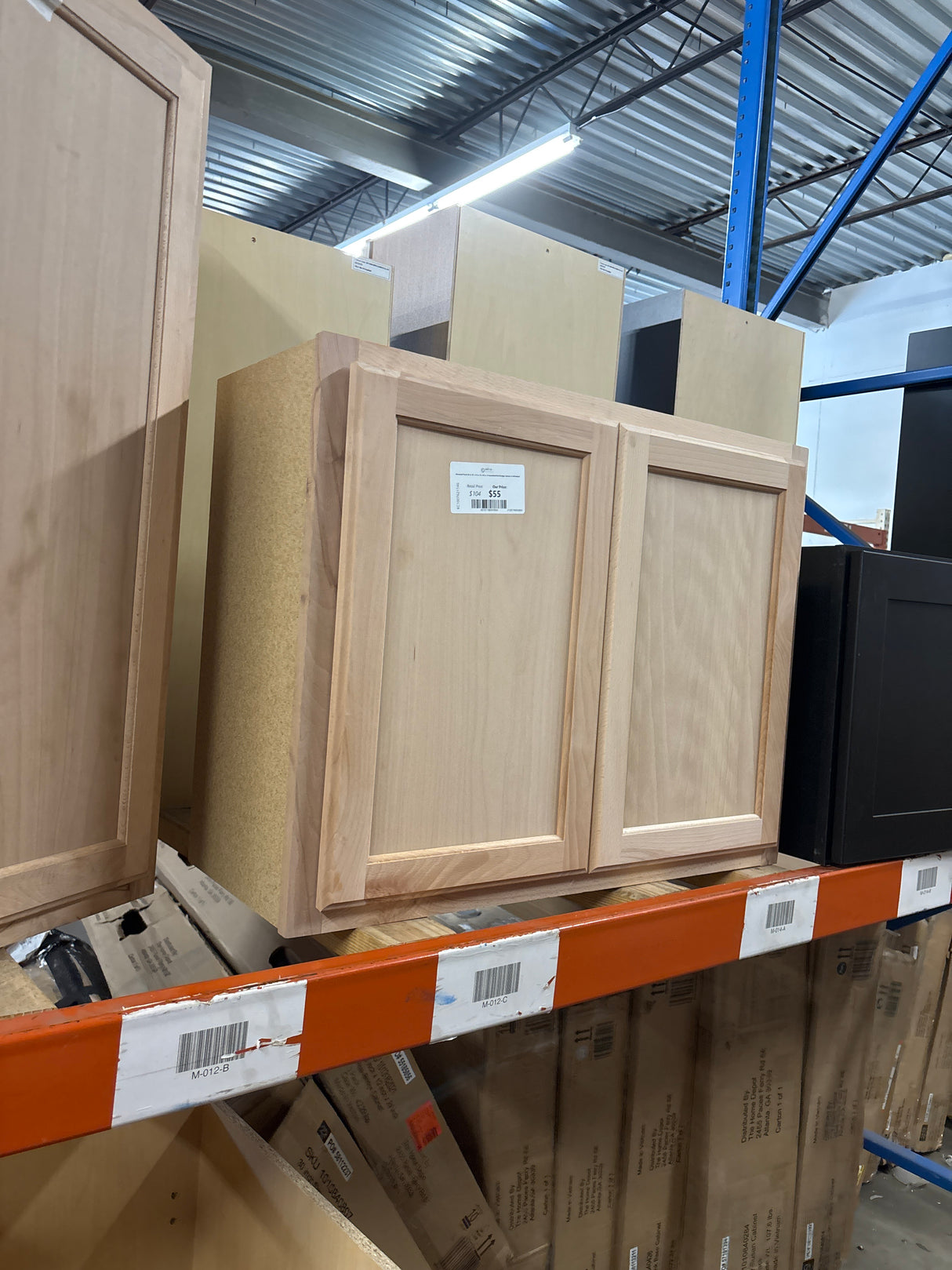 Recessed Panel 30 in. W x 12 in. D x 24 in. H Assembled Wall Bridge Cabinet in Unfinished