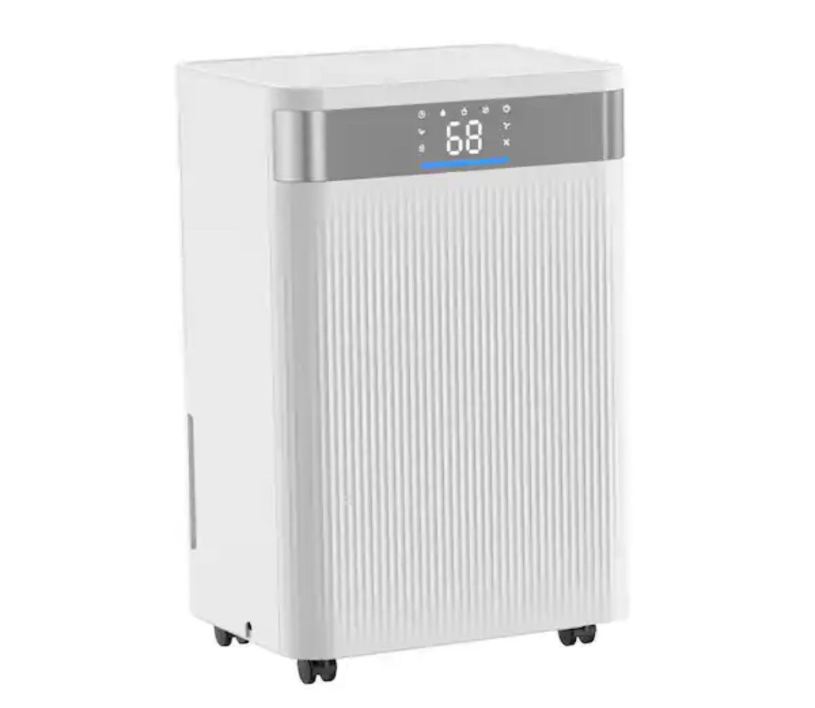 35 pt. Dehumidifier, 2500 sq. ft. Bucketless Residential Dehumidifier in. White with Drain Hose, Adjustable Humidity