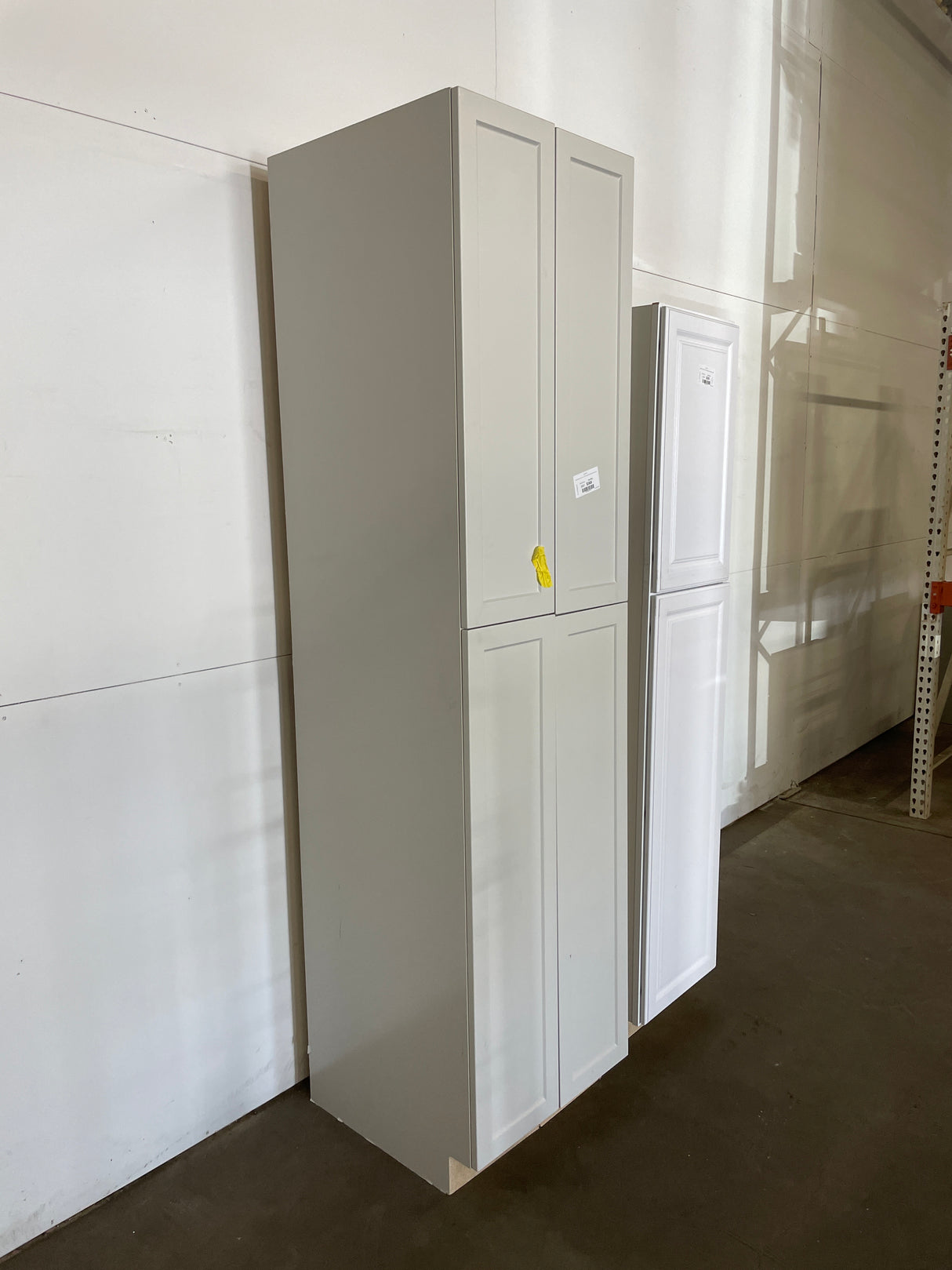 Designer Series Melvern 24 in. W x 24 in. D x 96 in. H Assembled Shaker Tall Pantry Kitchen Cabinet in White