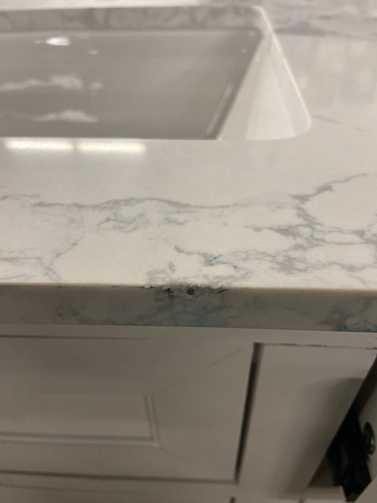 Doveton 60 in. W x 19 in. D x 34.50 in. H Bath Vanity in White with White Cultured Marble Top