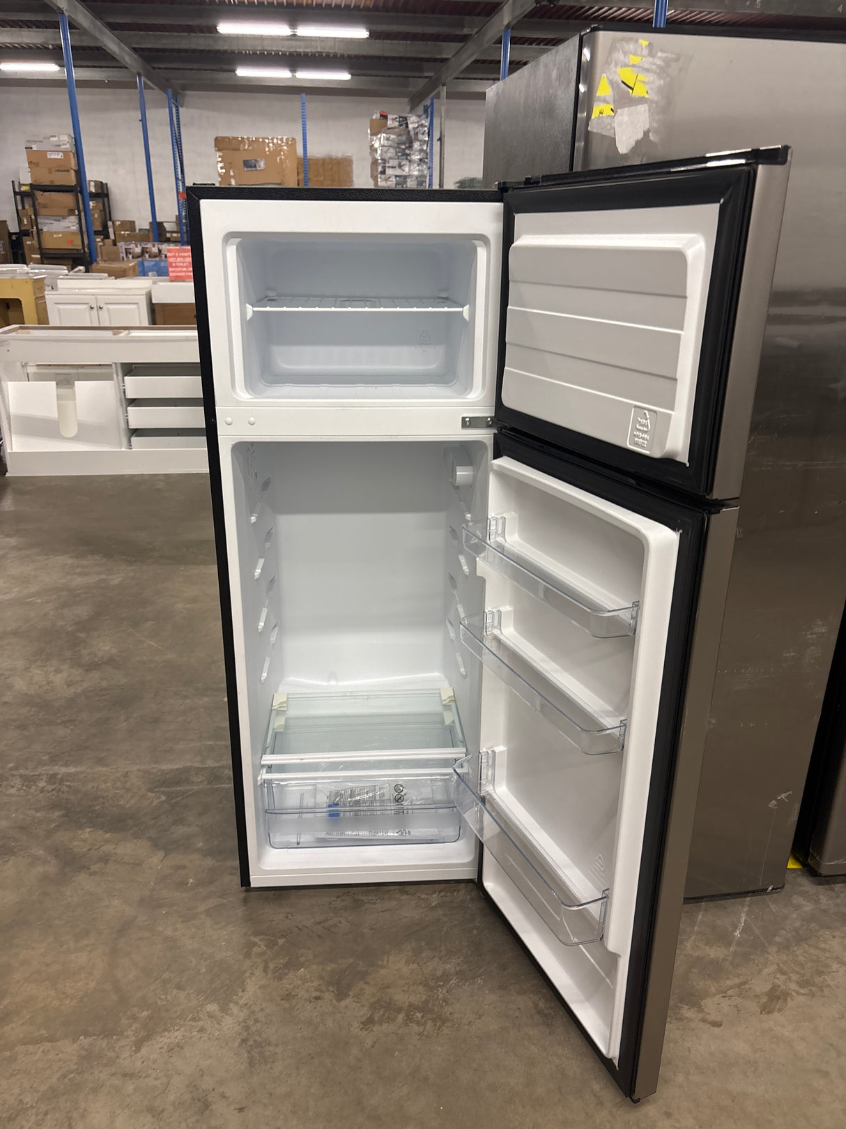 7.2 cu. ft. Top Freezer Refrigerator in Stainless Steel Look