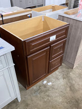 Load image into Gallery viewer, Hampton 30 in. W x 21 in. D x 33.5 in. H Bath Vanity Cabinet without Top in Cognac
