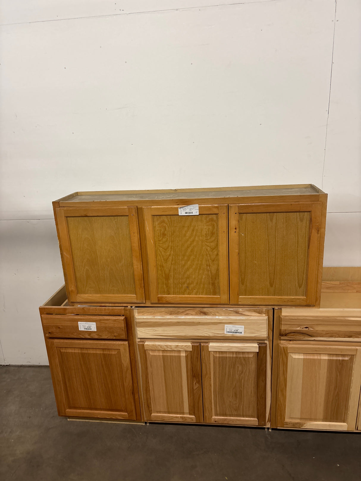 Recessed Panel 54 in. W x 12 in. D x 23.5 in. H Assembled Wall Bridge Cabinet in Unfinished