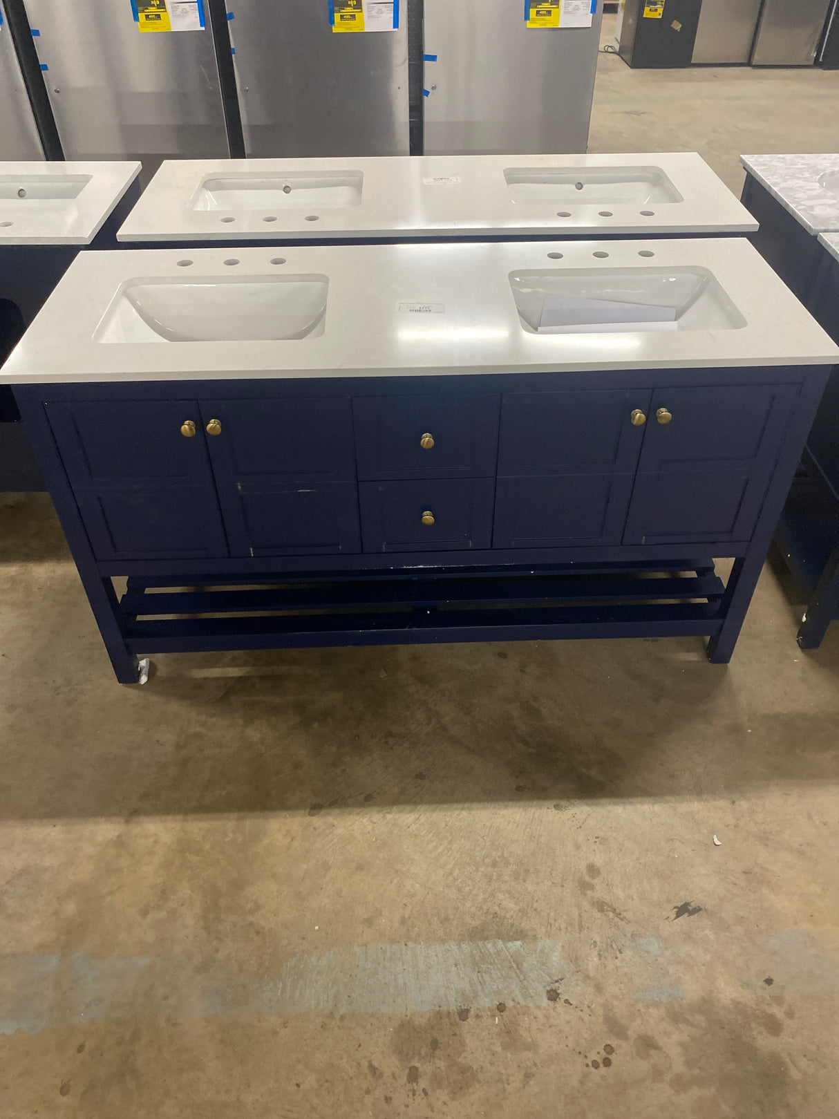 Newport Legacy Vanity 60"x22"x34" in Blue