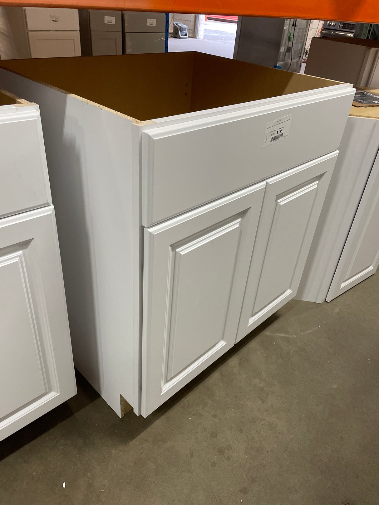 Hampton 30 in. W x 24 in. D x 34.5 in. H Assembled Sink Base Cabinet in Satin White