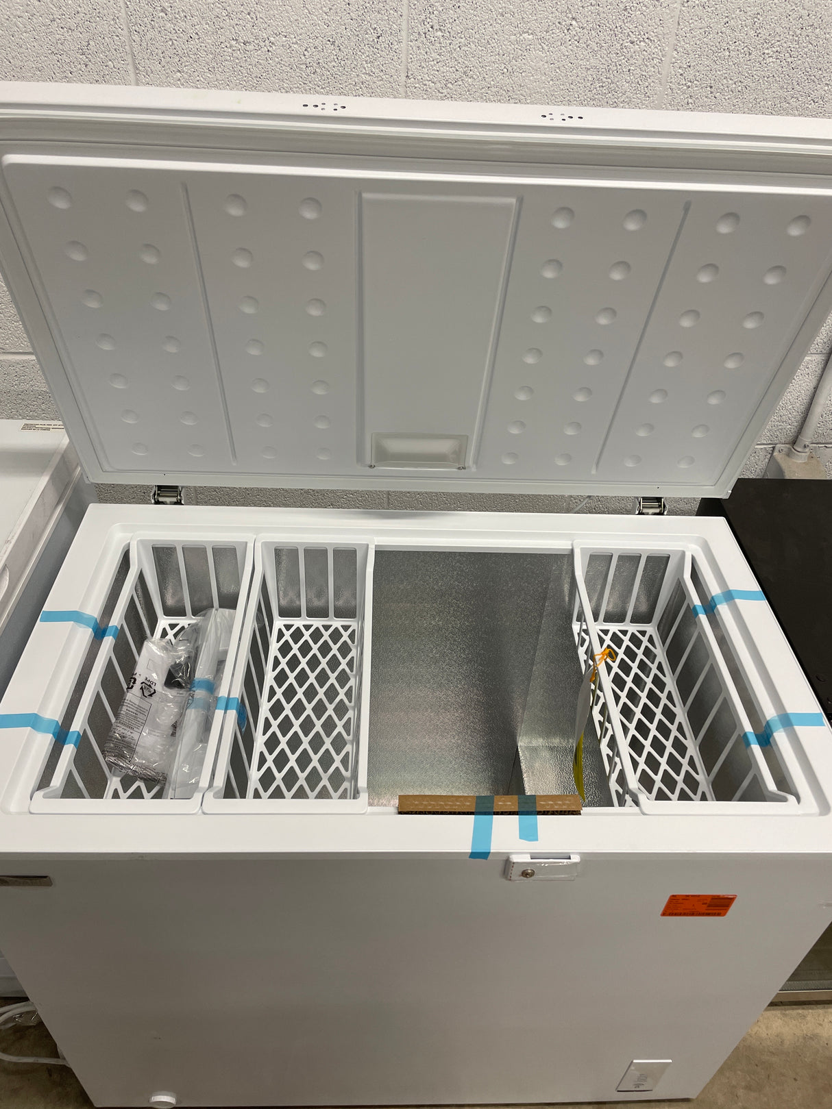 8.8 cu. ft. Hubspace Powered Manual Defrost Convertible Chest Freezer with LED Light in White