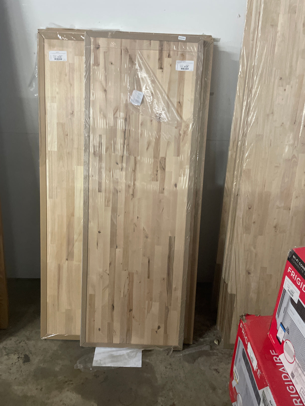 6 ft. L x 25 in. D Unfinished Birch Solid Wood Butcher Block Countertop With Eased Edge
