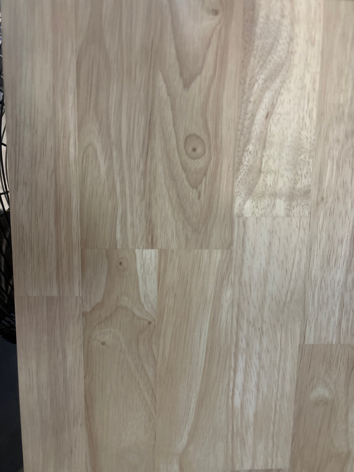4 ft. L x 25 in. D Unfinished Hevea Solid Wood Butcher Block Countertop With Square Edge