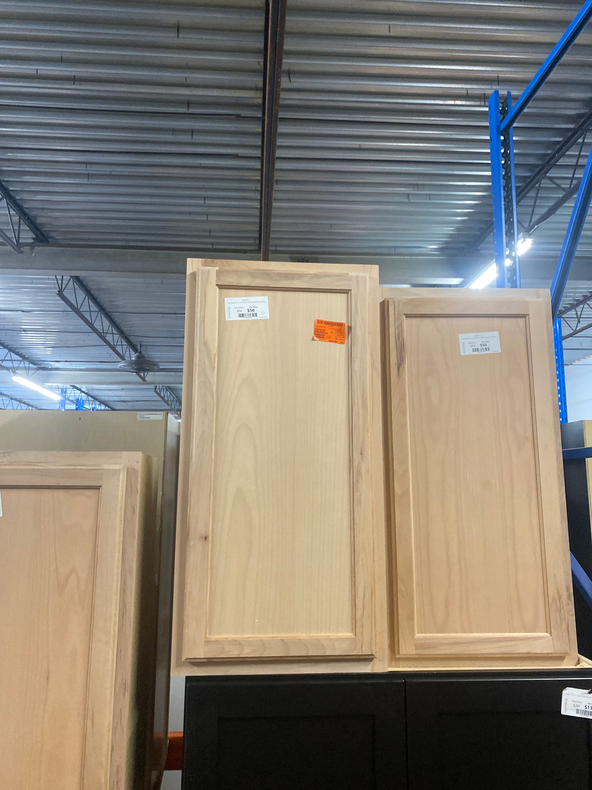 Recessed Panel 18 in. W x 12 in. D x 36 in. H Assembled Wall Cabinet in Unfinished