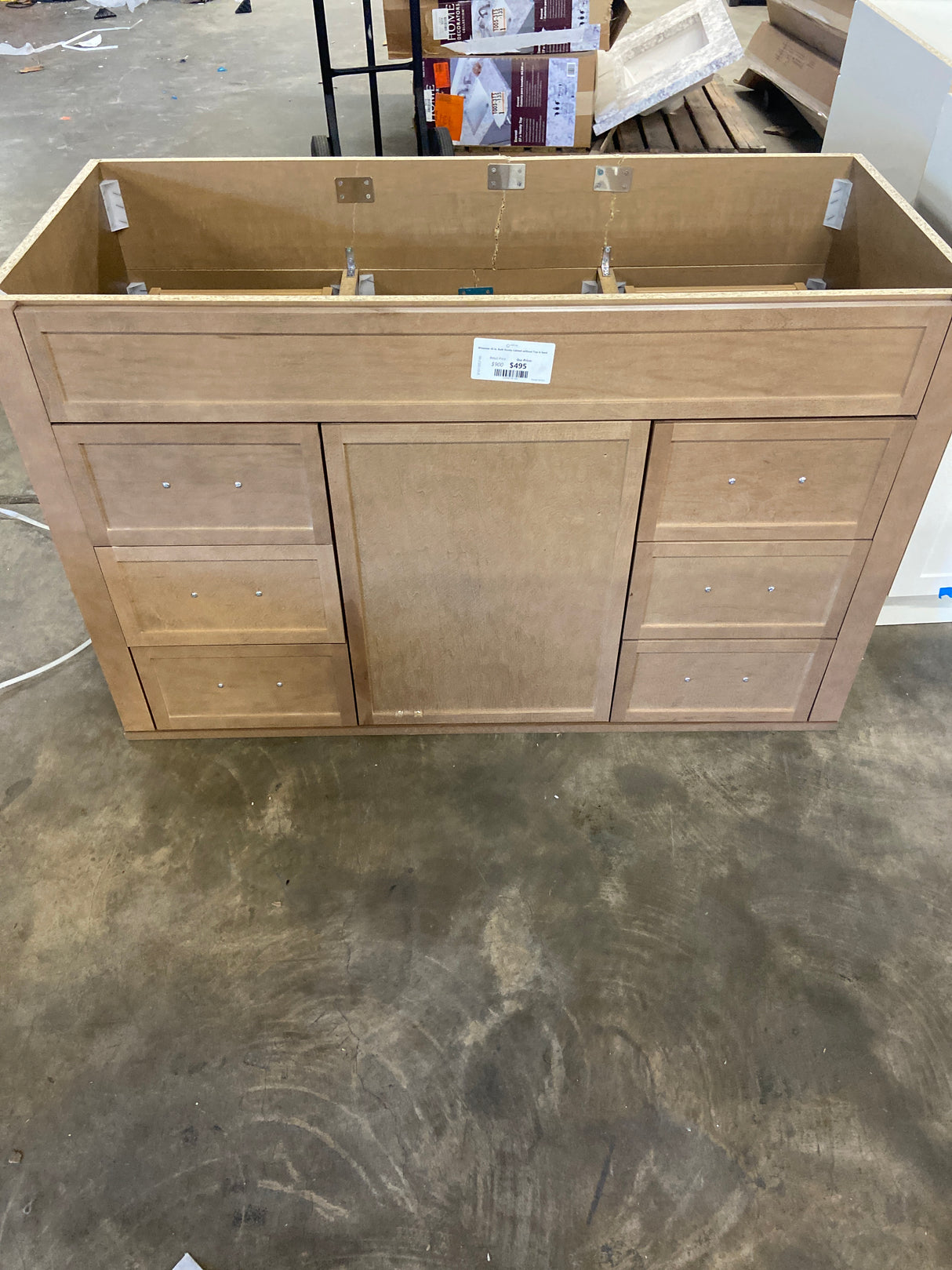 Winsome 48 in. Bath Vanity Cabinet without Top in Sand