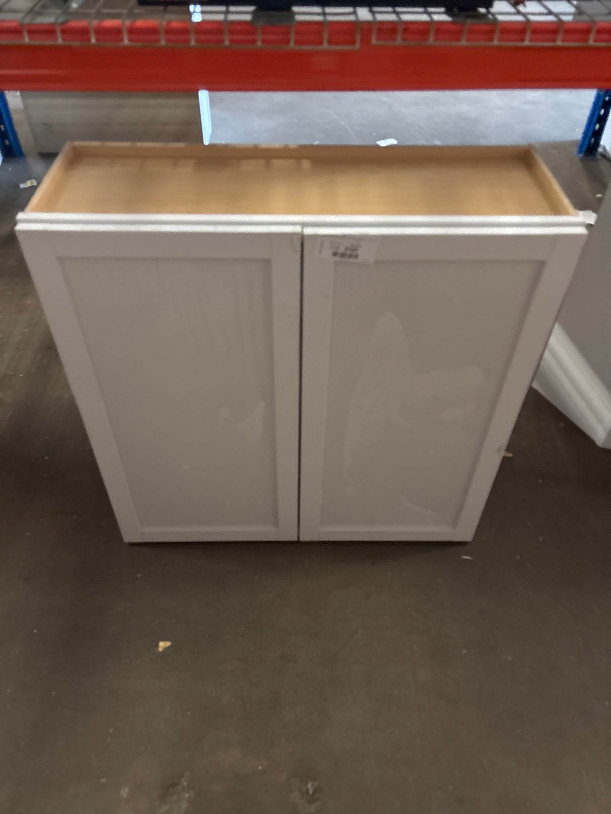 Courtland Polar White Finish Laminate Shaker Stock Assembled Wall Kitchen Cabinet 36 in. x 36 in. x 12 in.