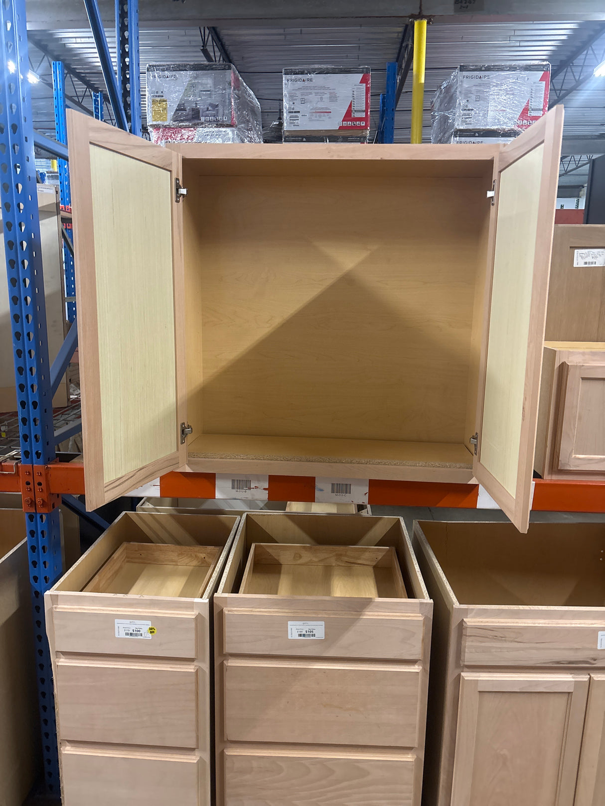 Recessed Panel 36 in. W x 12 in. D x 36 in. H Assembled Wall Cabinet in Unfinished