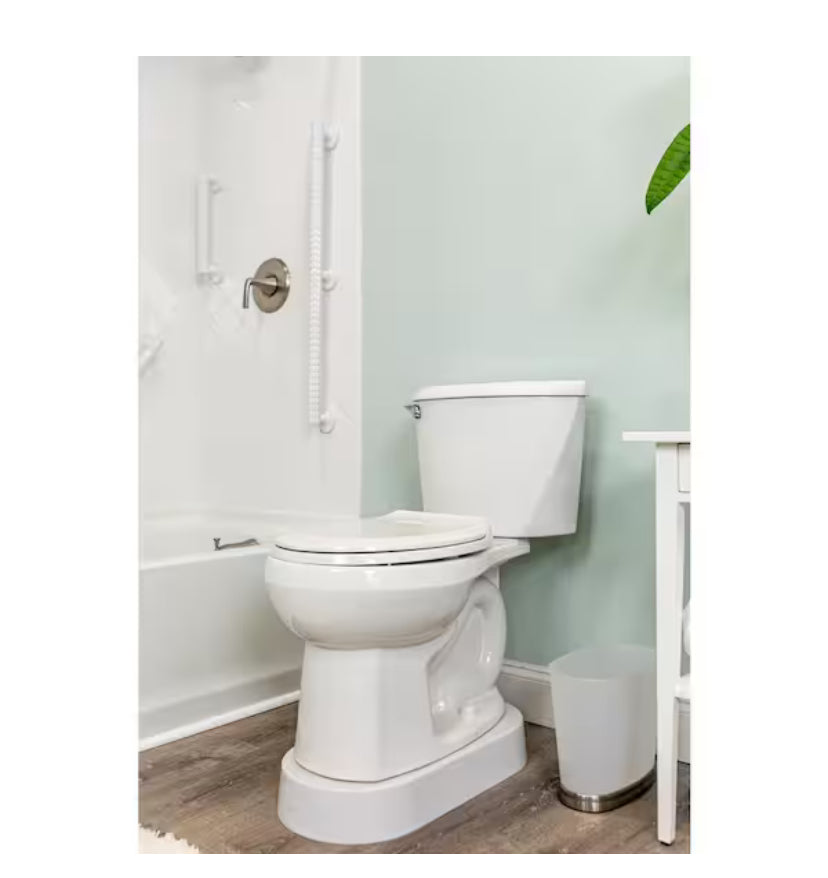 11-1/2 in. W x 23 in. L x 3-1/2 in. H Toilet Riser in White, 500 lbs. Capacity