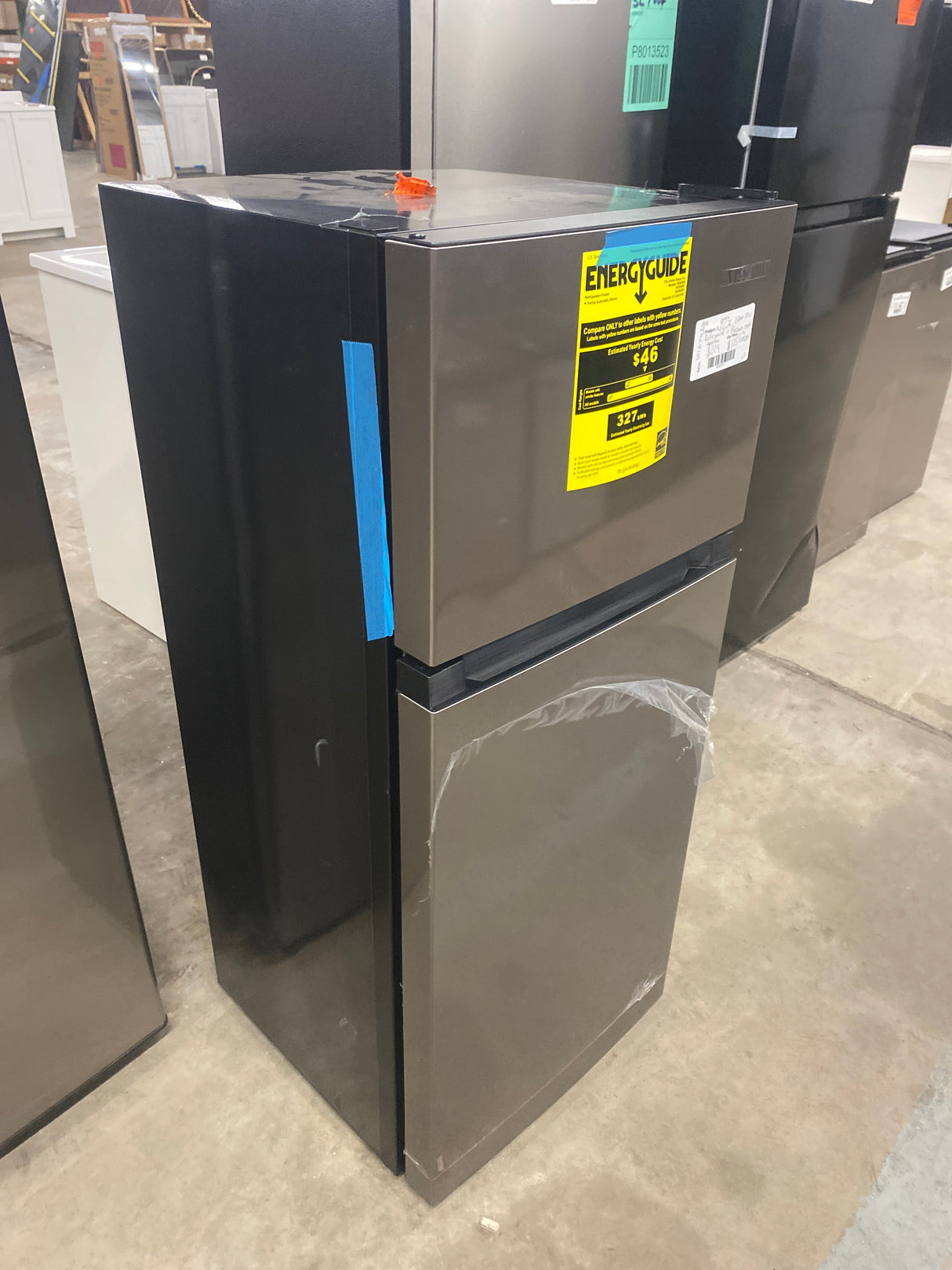 4.5 cu. ft. 2-Door Mini Refrigerator in Platinum Steel with Freezer