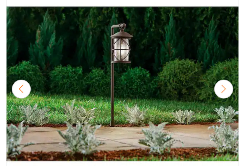 Athens Low Voltage Rustic Bronze LED Outdoor Landscape Path Light