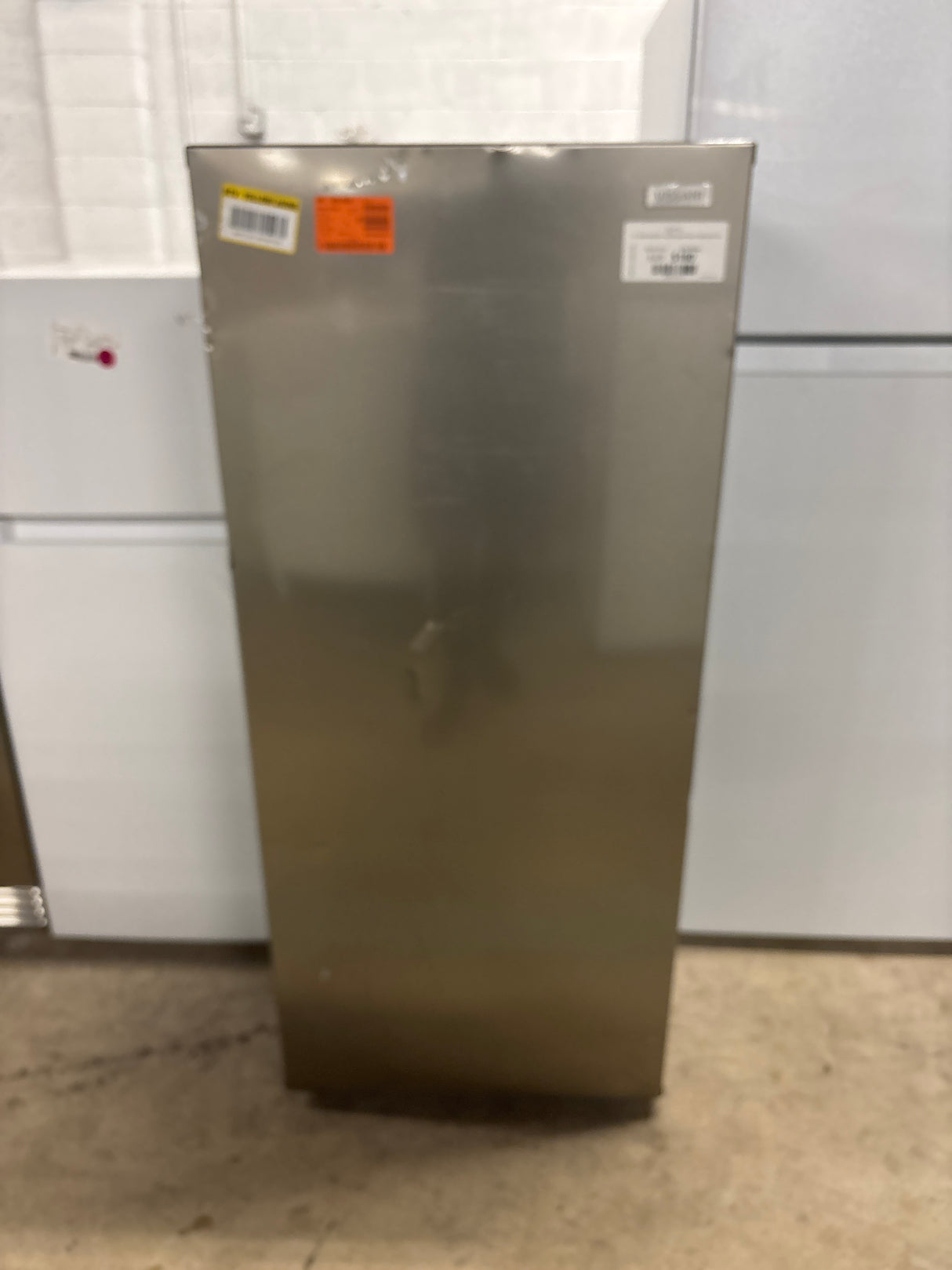 7.1 cu. ft. Manual Defrost Convertible Upright Freezer in Stainless Steel Look