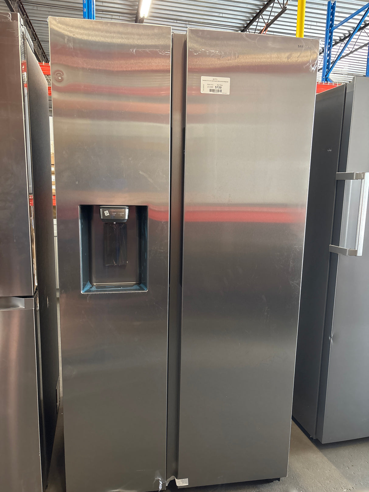 Samsung 27.4 cu. ft. Large Capacity Side by Side Refrigerator