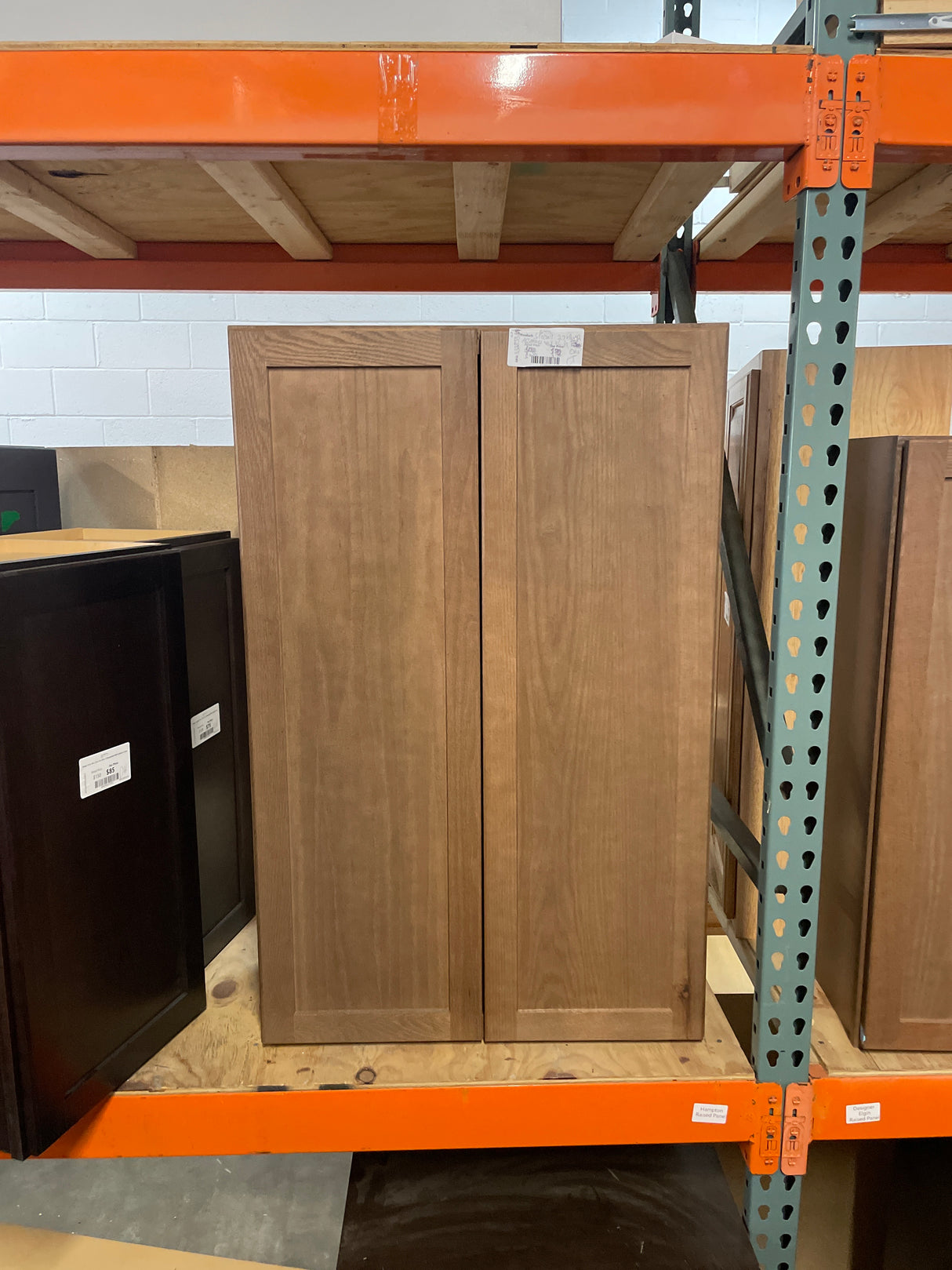 Sinclair 27 in. W x 12 in. D x 42 in. H Assembled Wall Kitchen Cabinet in Shaker Saddle Oak