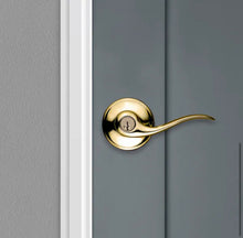 Load image into Gallery viewer, Tuscan Polished Brass Entry Door Handle Featuring Smart Key Security
