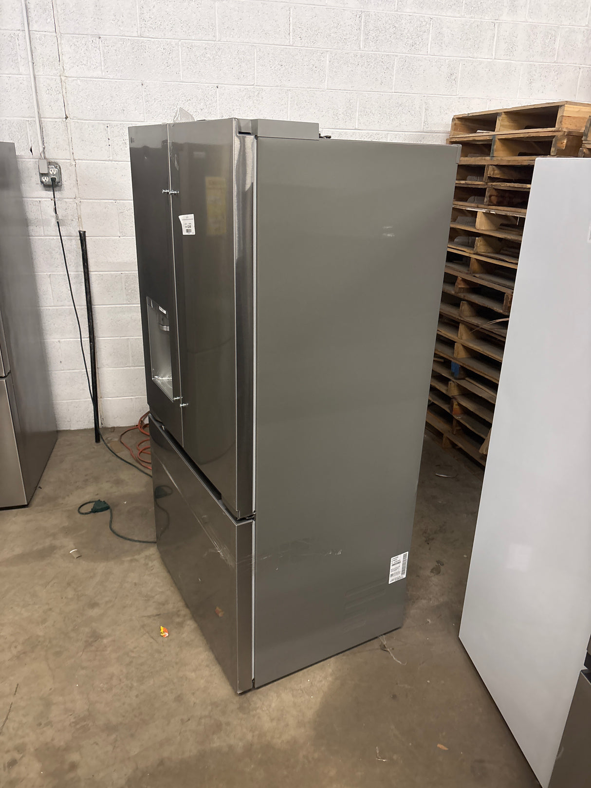 LG Counter-Depth MAX with Zero Clearance 3-Door French Door Refrigerator