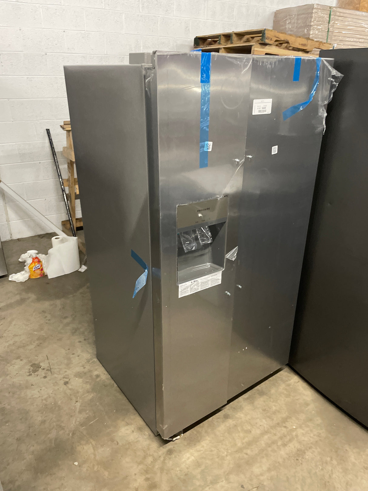 36 in. 26 cu. ft. Standard Depth Side by Side Refrigerator in Stainless Steel