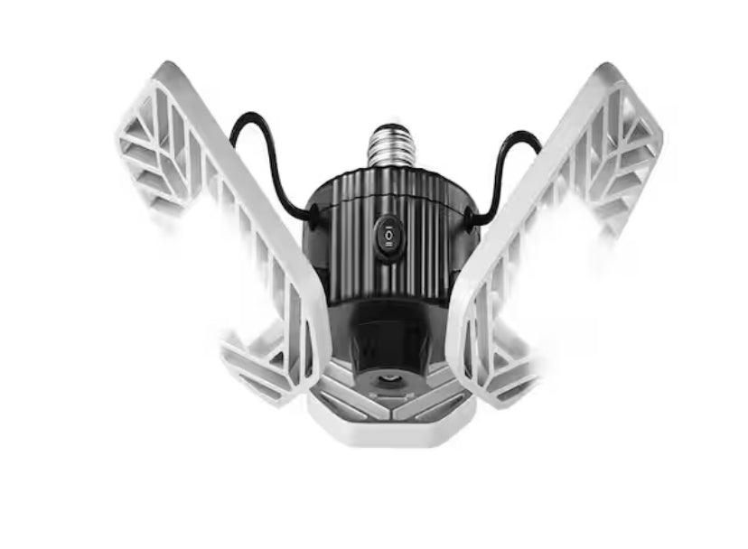 3500 Lumens 11.5 in. Single Pole Occupancy LED Flush Mount Garage Light