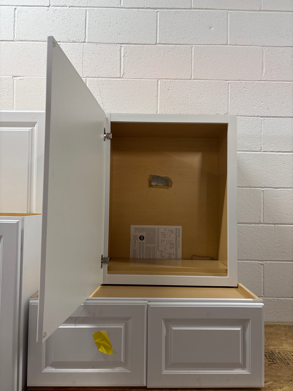 Shaker 24 in. W x 12 in. D x 30 in. H Assembled Wall Cabinet in Satin White