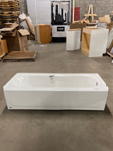 Load image into Gallery viewer, Aloha 60 in. Right Drain Rectangular Alcove Soaking Bathtub in White
