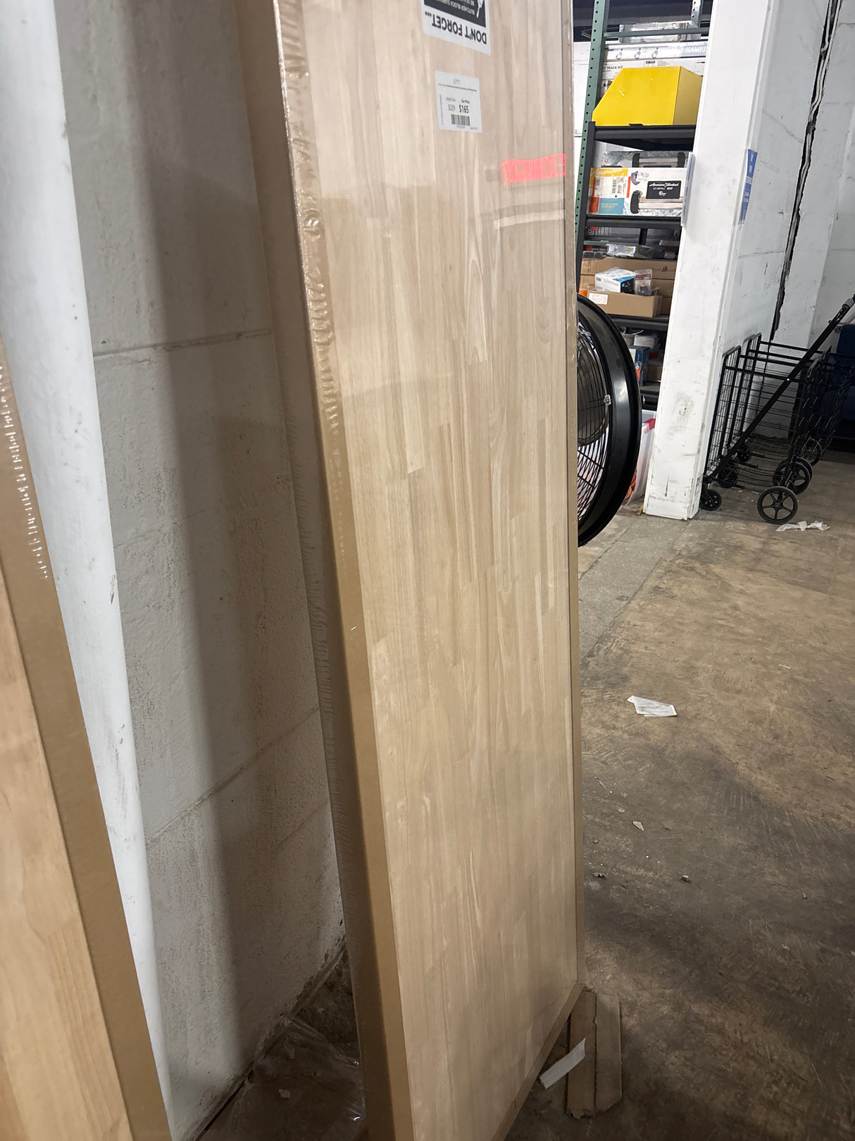 10 ft. L x 25 in. D Unfinished Hevea Butcher Block Countertop in With Standard Edge