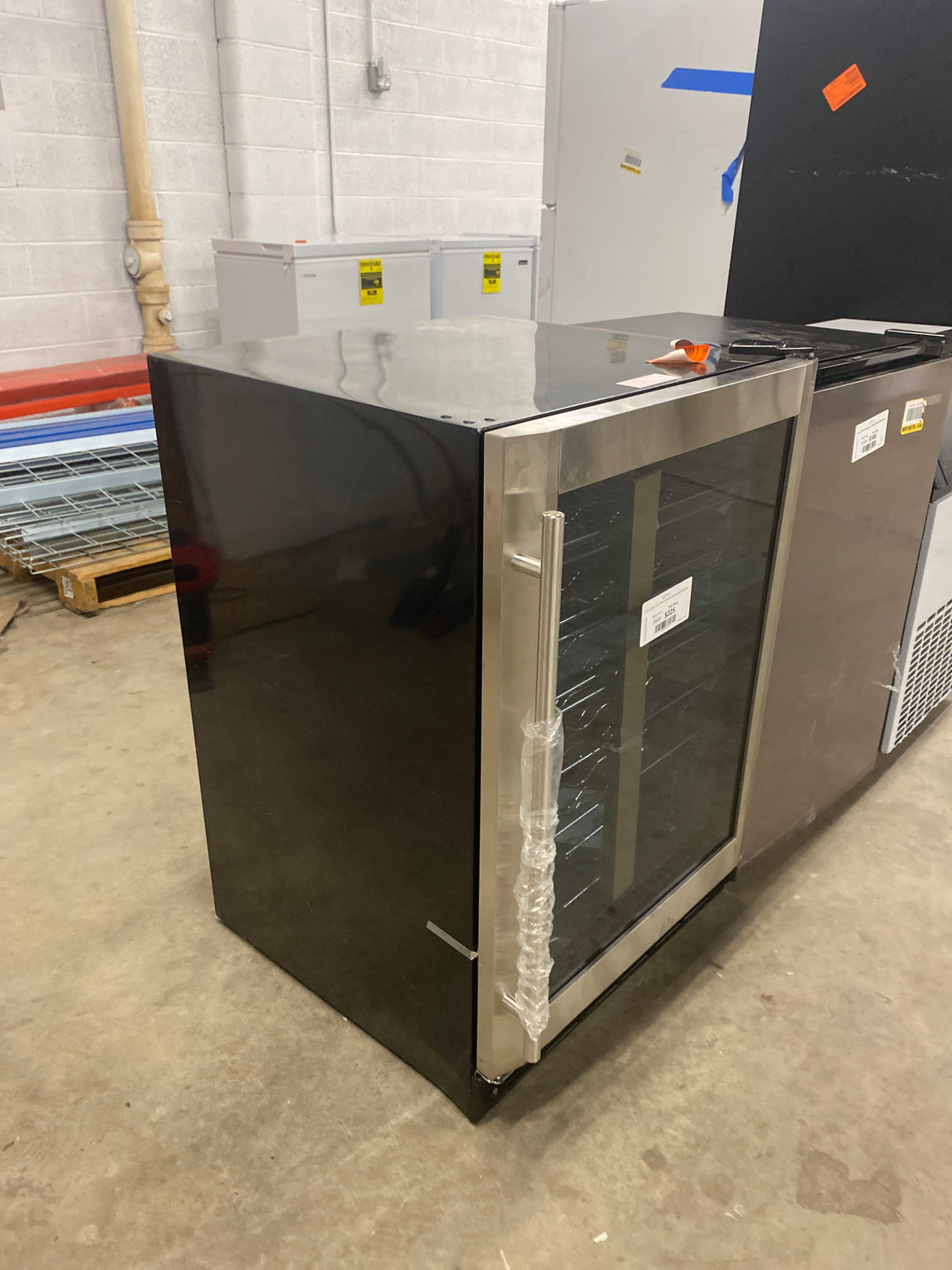 23.4 in. 50 Bottle, 154 Can, Wine and Beverage Cooler with Stainless Steel Door