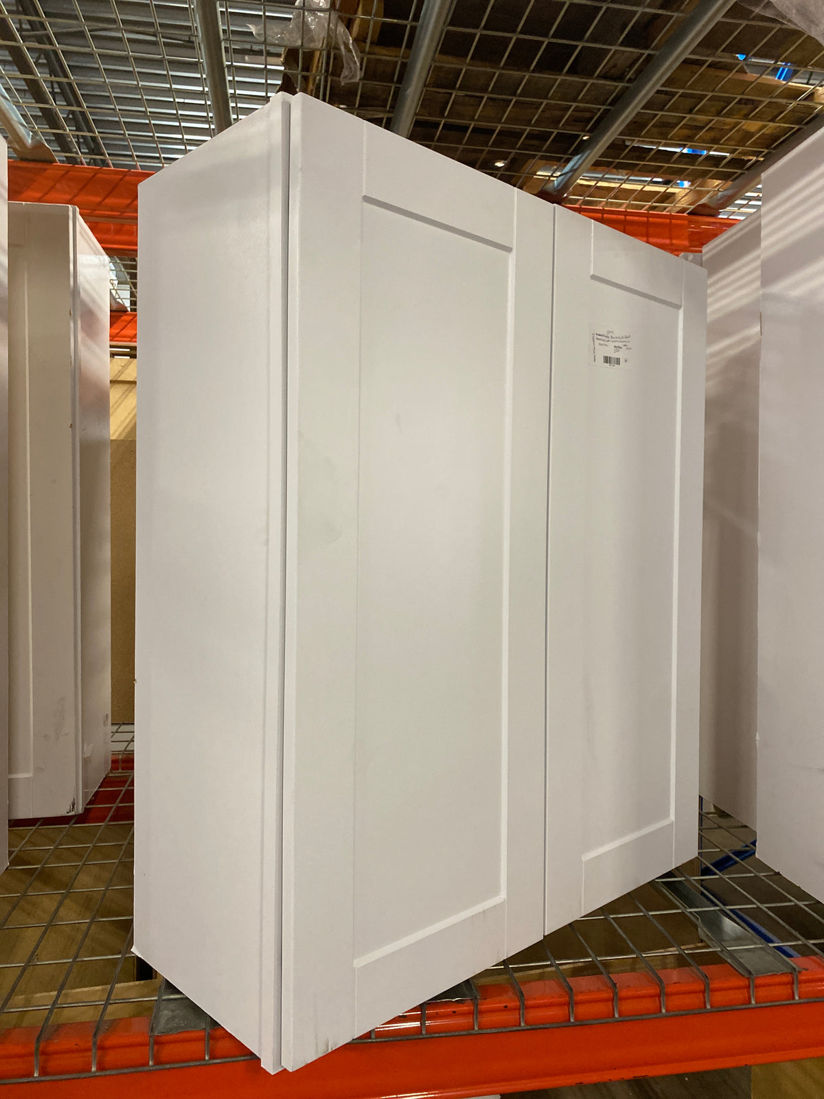 Shaker 30 in. W x 12 in. D x 36 in. H Assembled Wall Kitchen Cabinet in Satin White