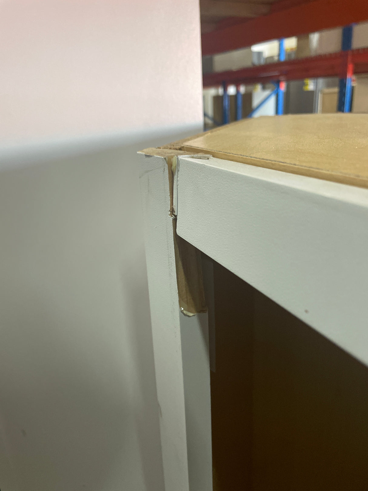 Hampton Satin White Raised Panel Stock Assembled Diagonal Corner Wall Kitchen Cabinet (24 in. x 30 in. x 12 in.)