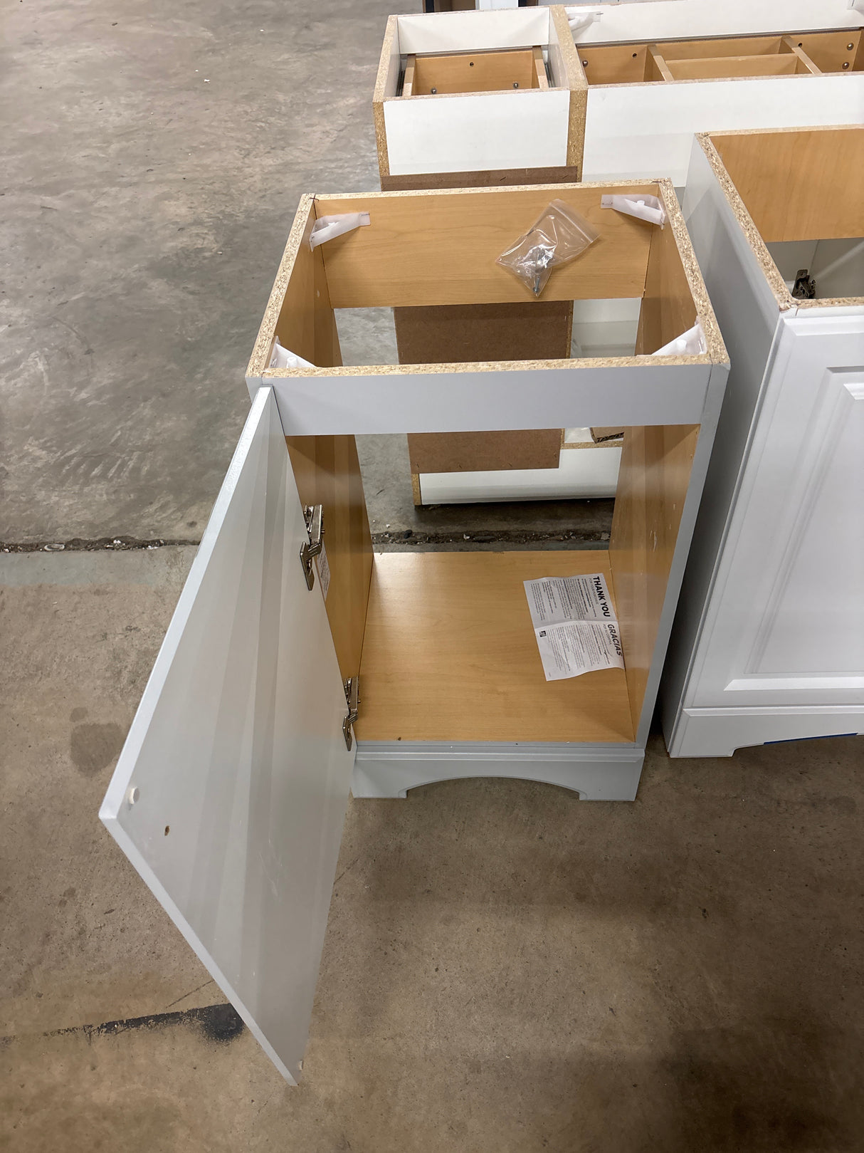 19 in. Single Sink Pearl Gray Bath Vanity without Top