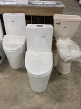 Load image into Gallery viewer, Buxton 1-Piece 1.6 GPF/1.1 GPF Dual Flush Elongated Toilet in White
