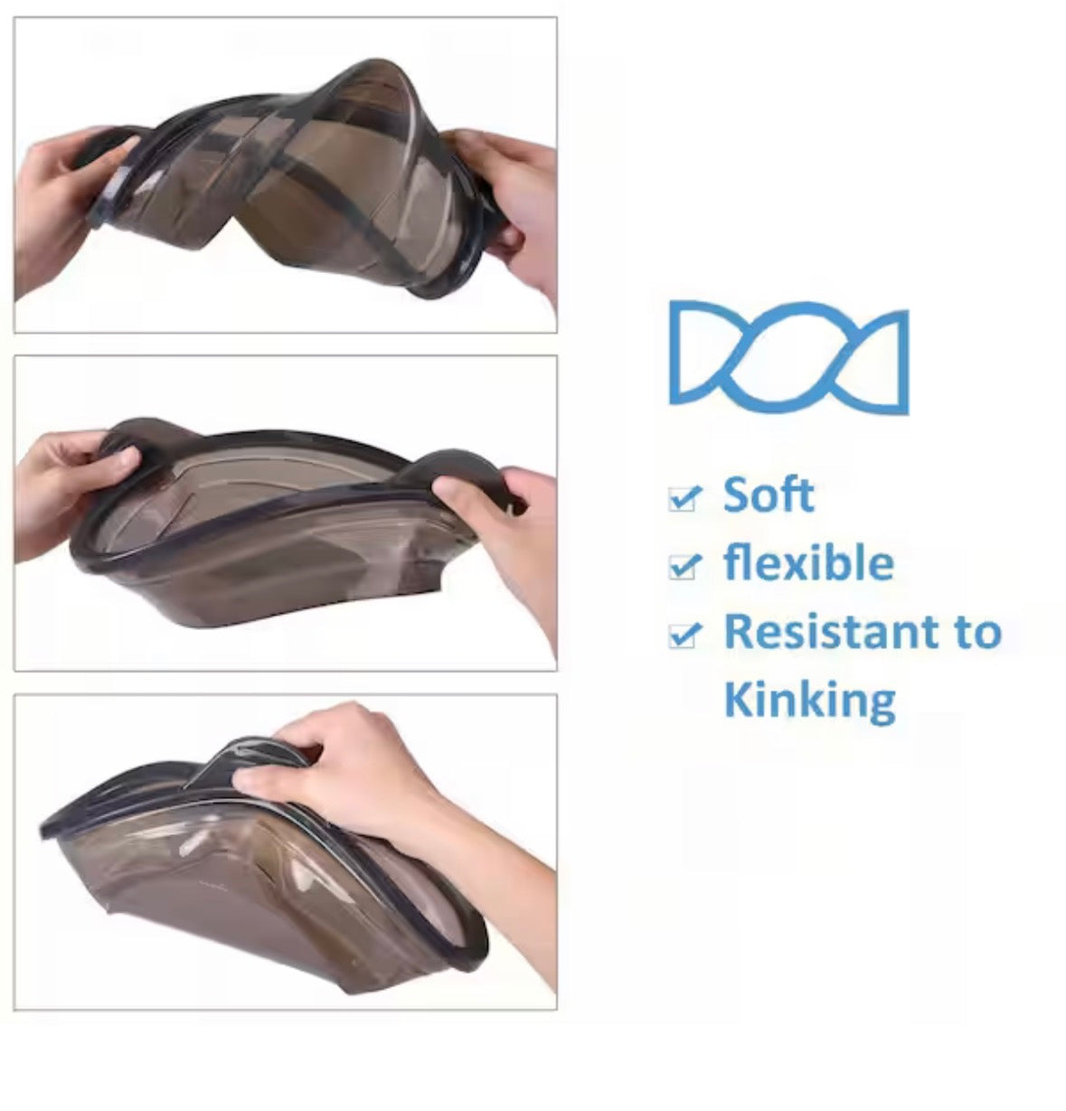 Collapsible Black Silicon Microwave Steamer Cookware with Handle Lid Removable Rack