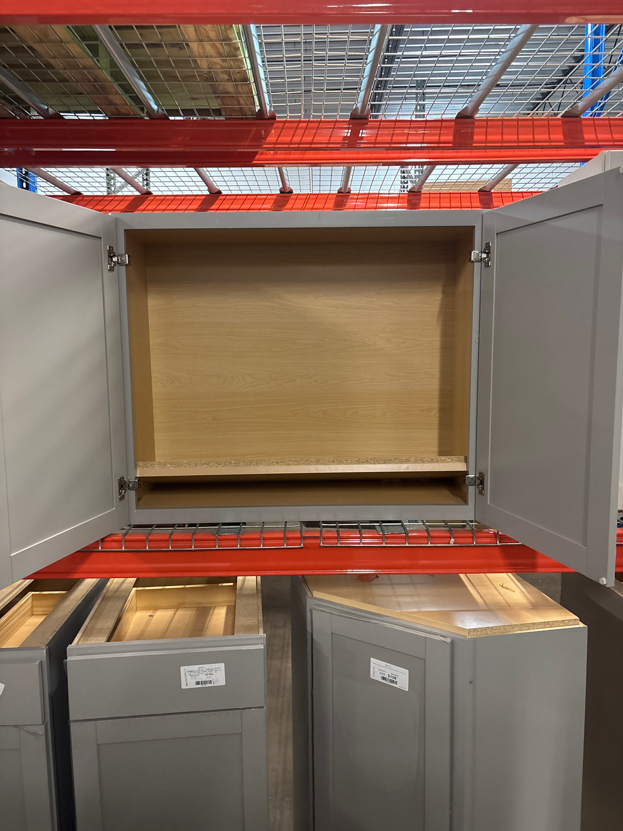 Westfield Dusk Gray Shaker Stock Assembled Wall Kitchen Cabinet (36 in. W x 12 in. D x 30 in. H)