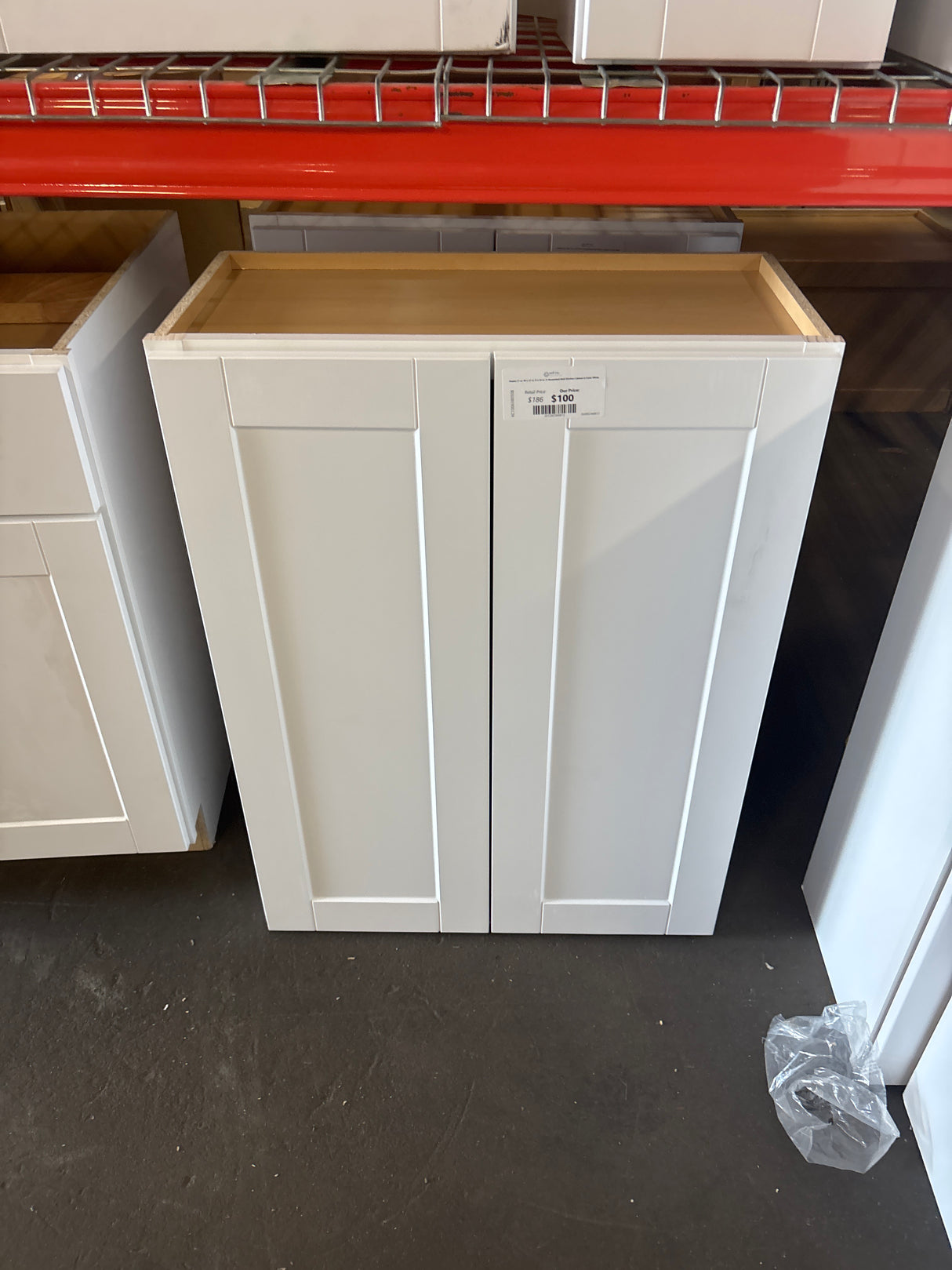 Shaker 27 in. W x 12 in. D x 36 in. H Assembled Wall Kitchen Cabinet in Satin White