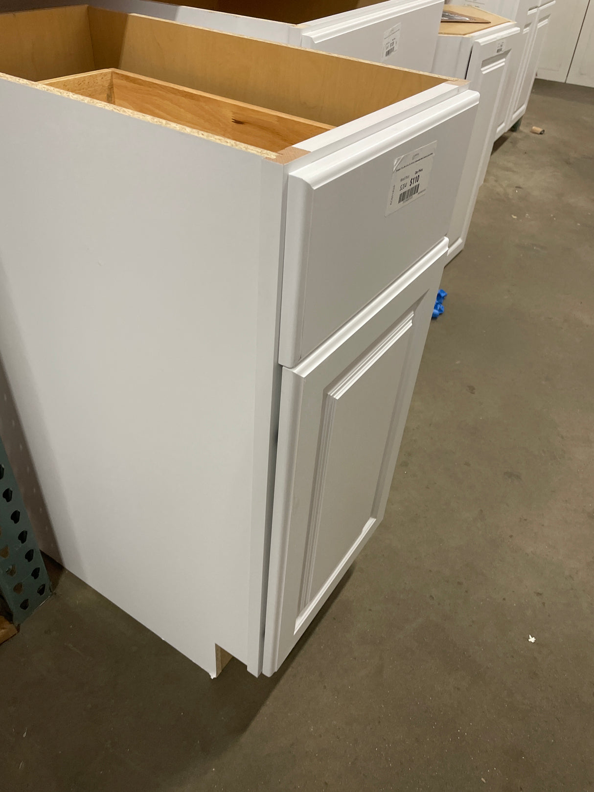 Hampton 15 in. W x 24 in. D x 34.5 in. H Assembled Base Cabinet in Satin White