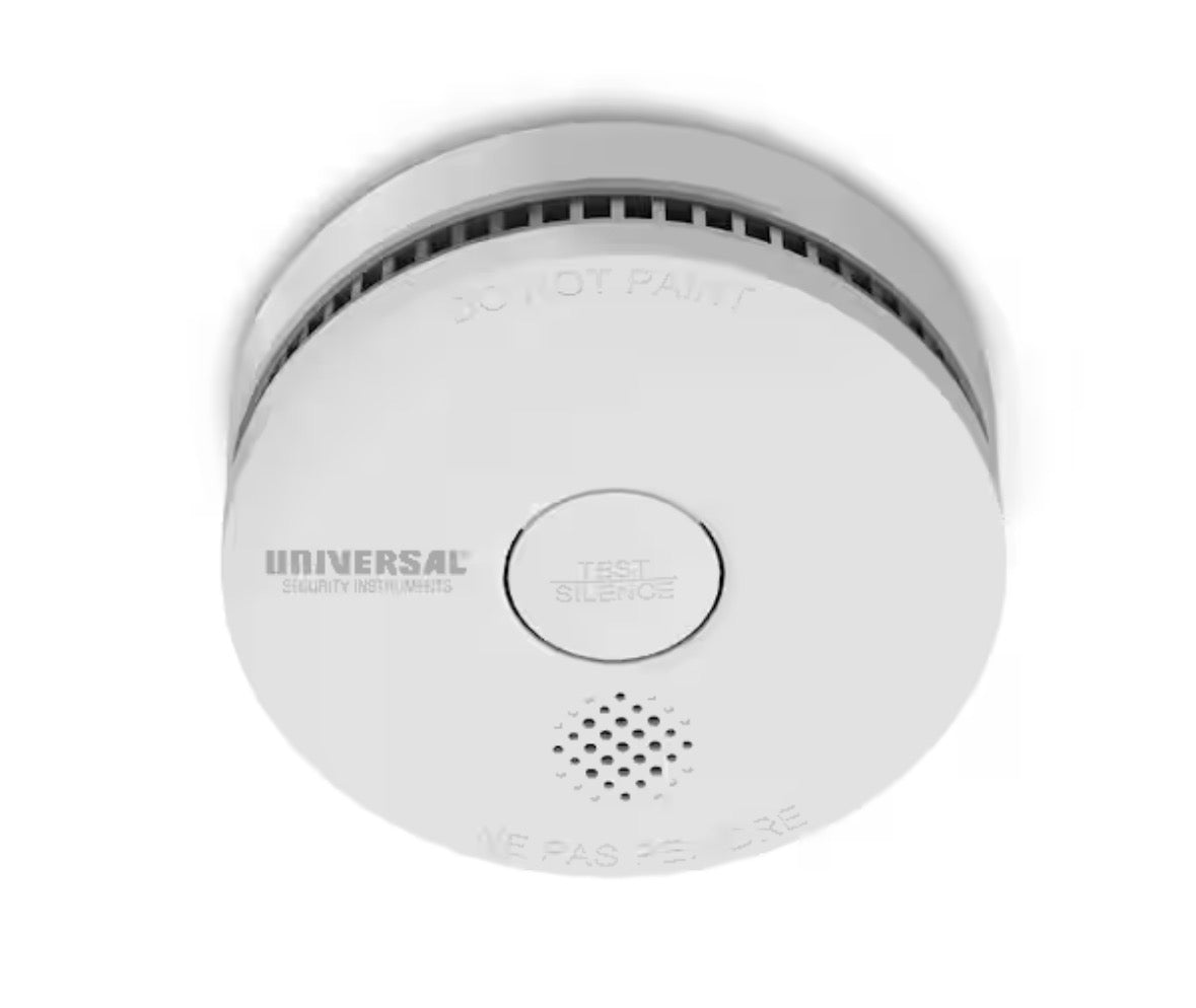 9-Volt Battery Operated Smoke Detector with Photoelectric Sensor