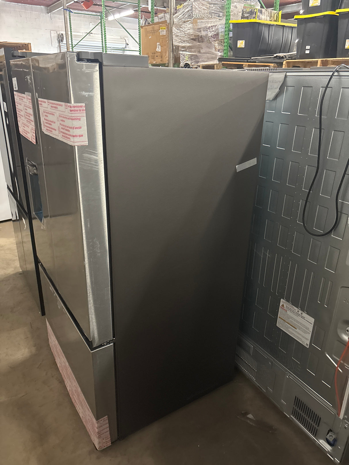 Samsung 31 cu. ft. Mega Capacity 3-Door French Door Refrigerator with External Water and Ice Dispenser